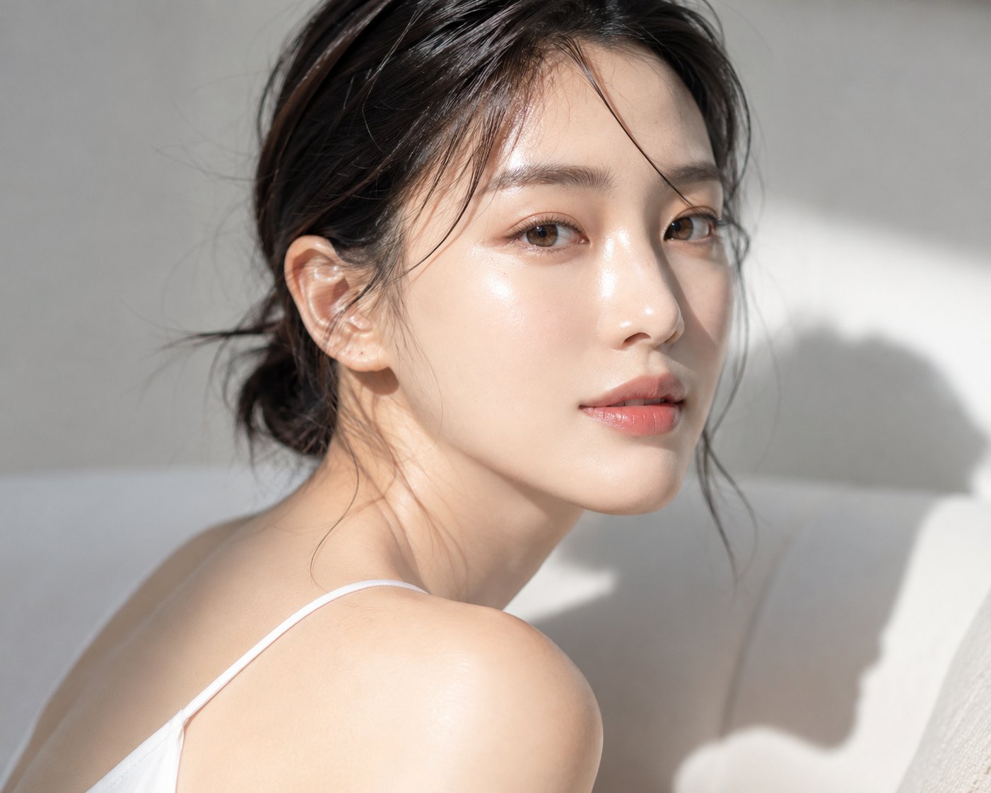 Luminous Korean glass skin
