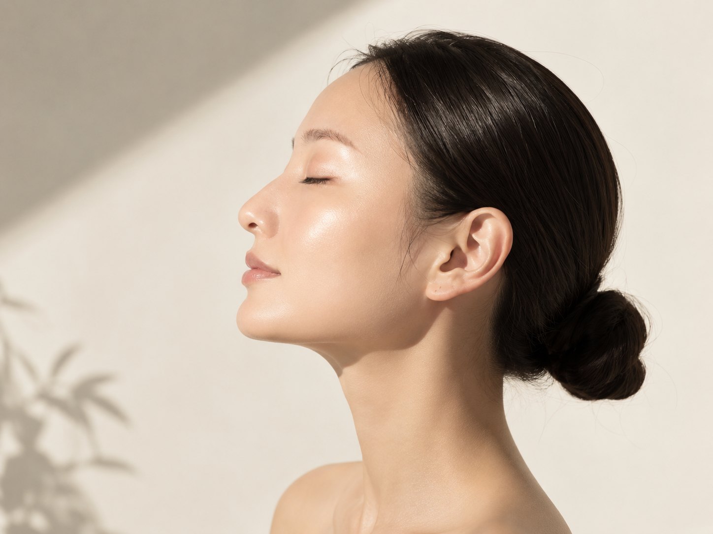 Profile of model with glass skin