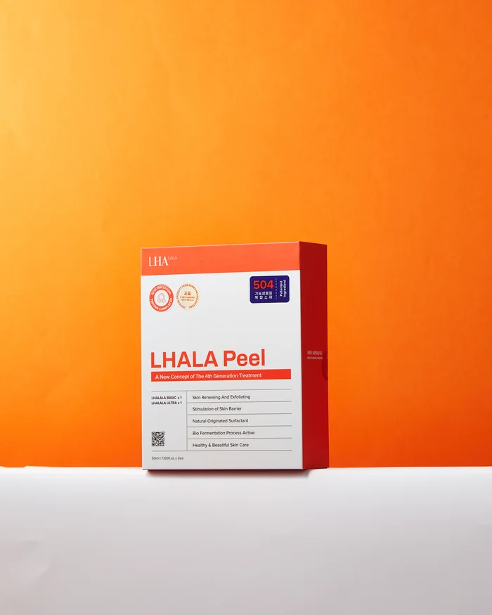 LHALA Peel box on the brand orange